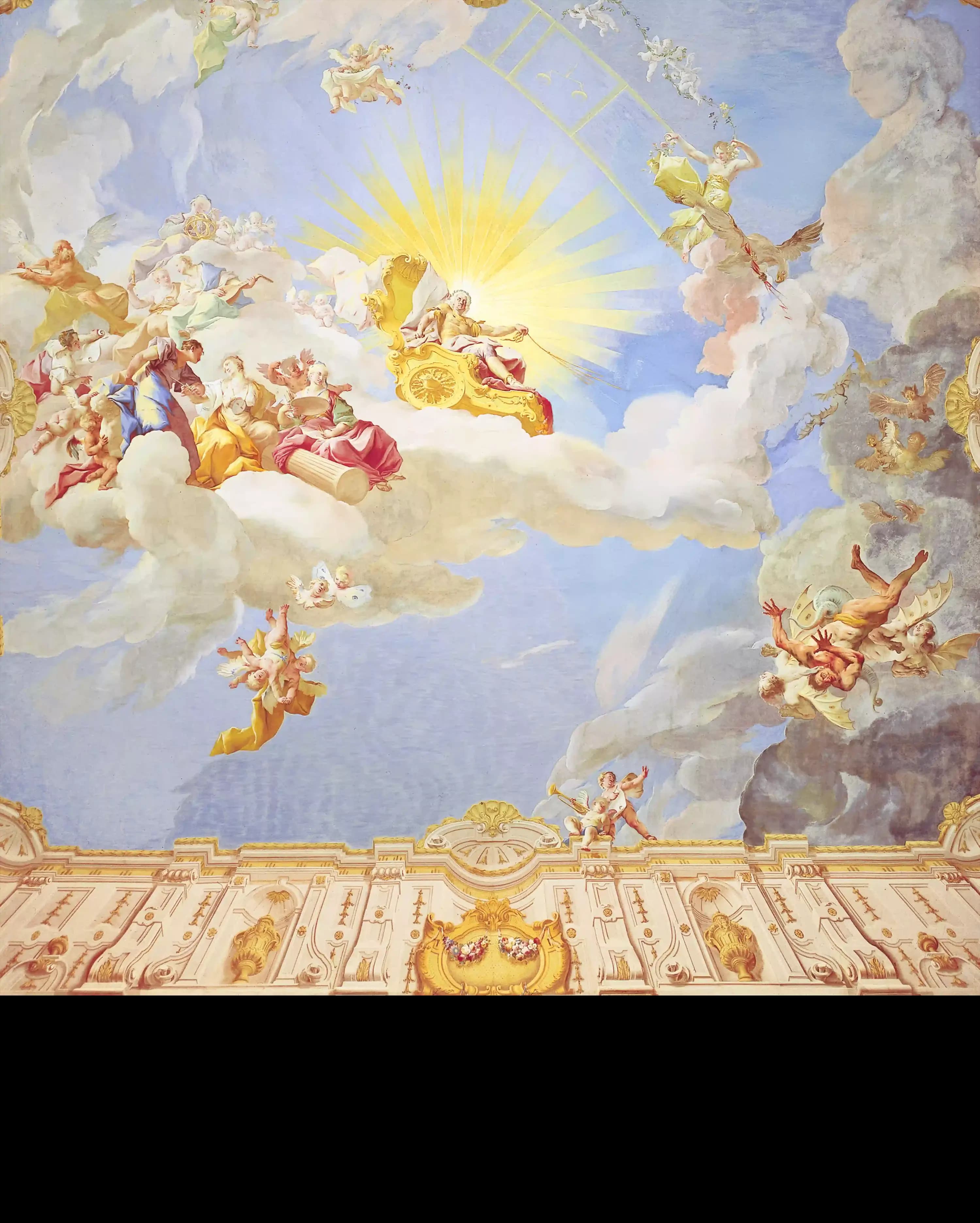A baroque ceiling fresco from Stift Göttweig